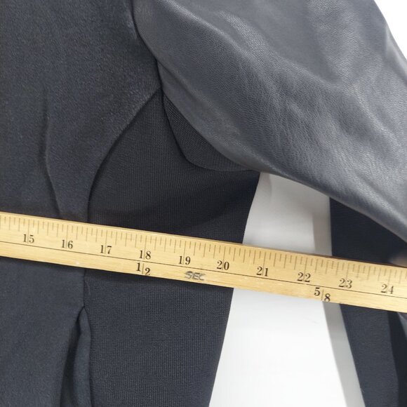 vigoss jacket women size XL black faux leather sleeve - Picture 8 of 11